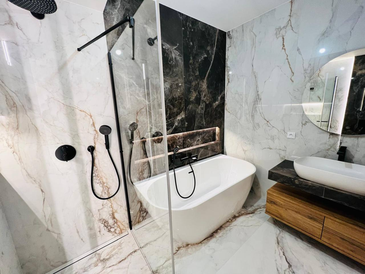 Moderní rekonstrukce koupelny Praha