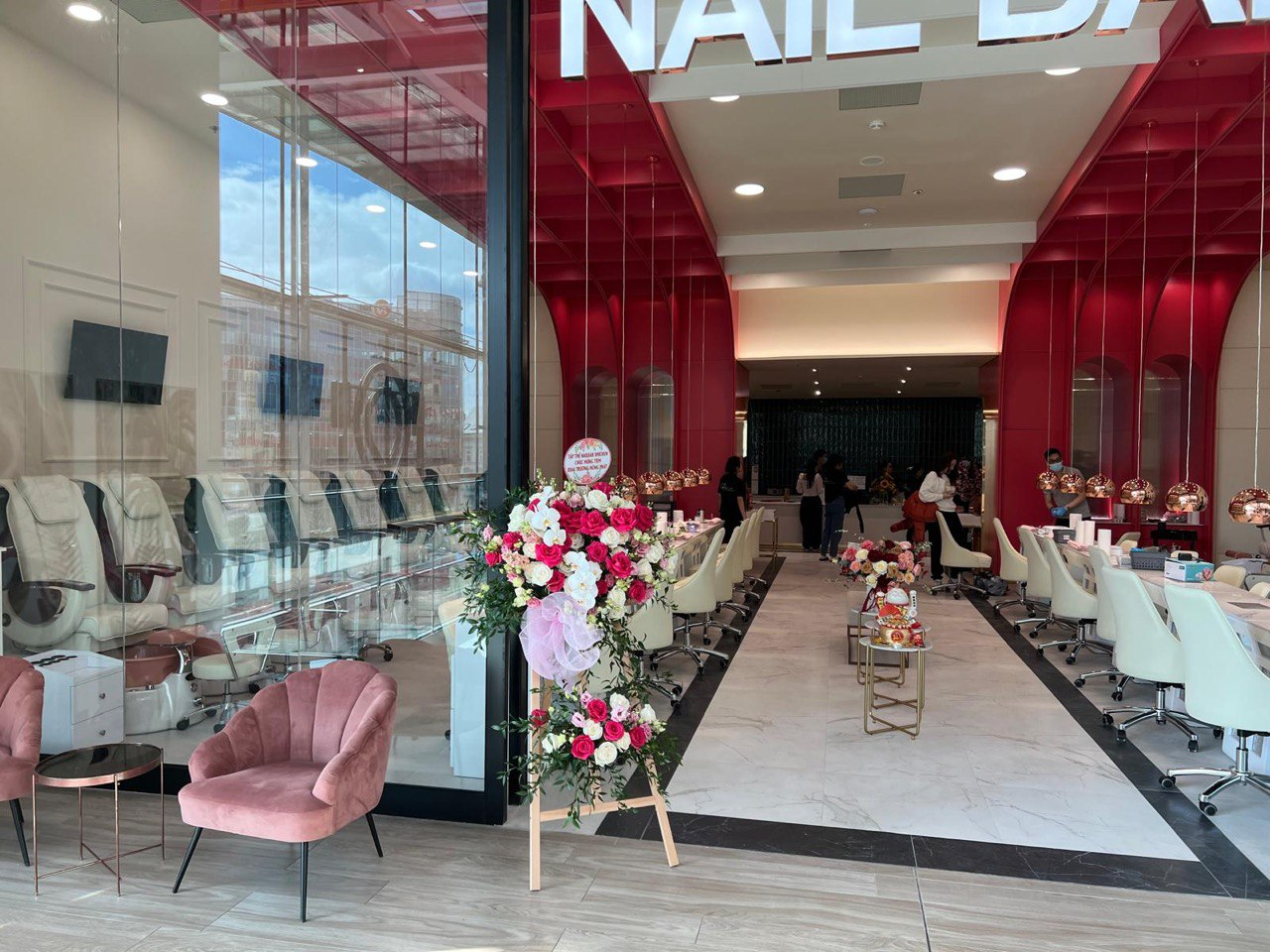 Interiér kosmetického salonu